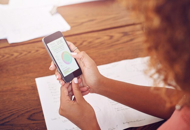 A close-up of a smartphone displaying a credit score app, showing a high credit score with a positive trend. The background includes blurred images of financial documents and a credit card.