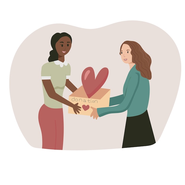 A person handing a check to a representative of a local charity, with a handshake symbolizing the act of giving and the partnership between donor and organization.