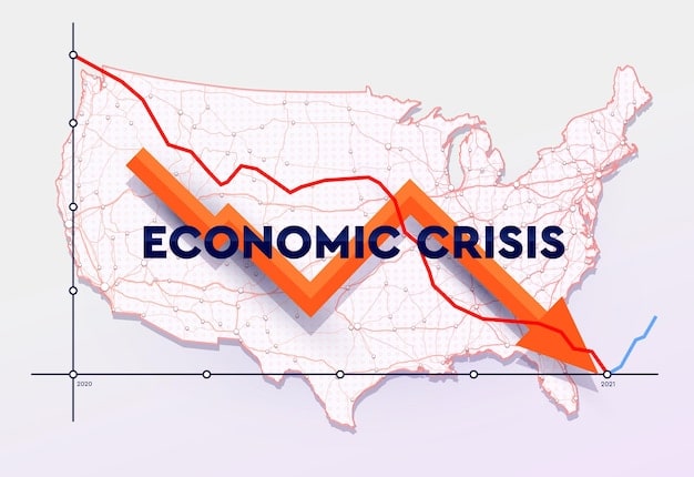 A graph illustrating the unemployment rate trend in the US over the past five years, with peaks during the pandemic and a steady decline to the recent 4%.