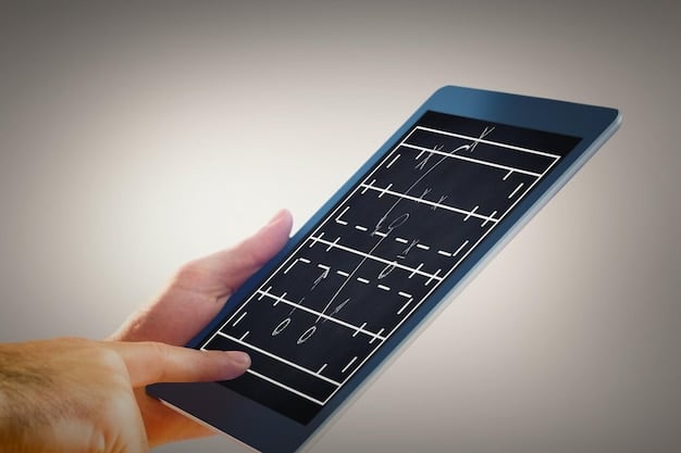 A close-up of a mobile phone displaying a brokerage app interface. A line chart shows steady growth for an S&P 500 index fund. A finger is tapping on the 